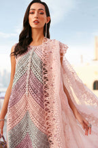 MARIA B 3 Piece Unstitched Embroidered Lawn Suit D-2612-B-Default