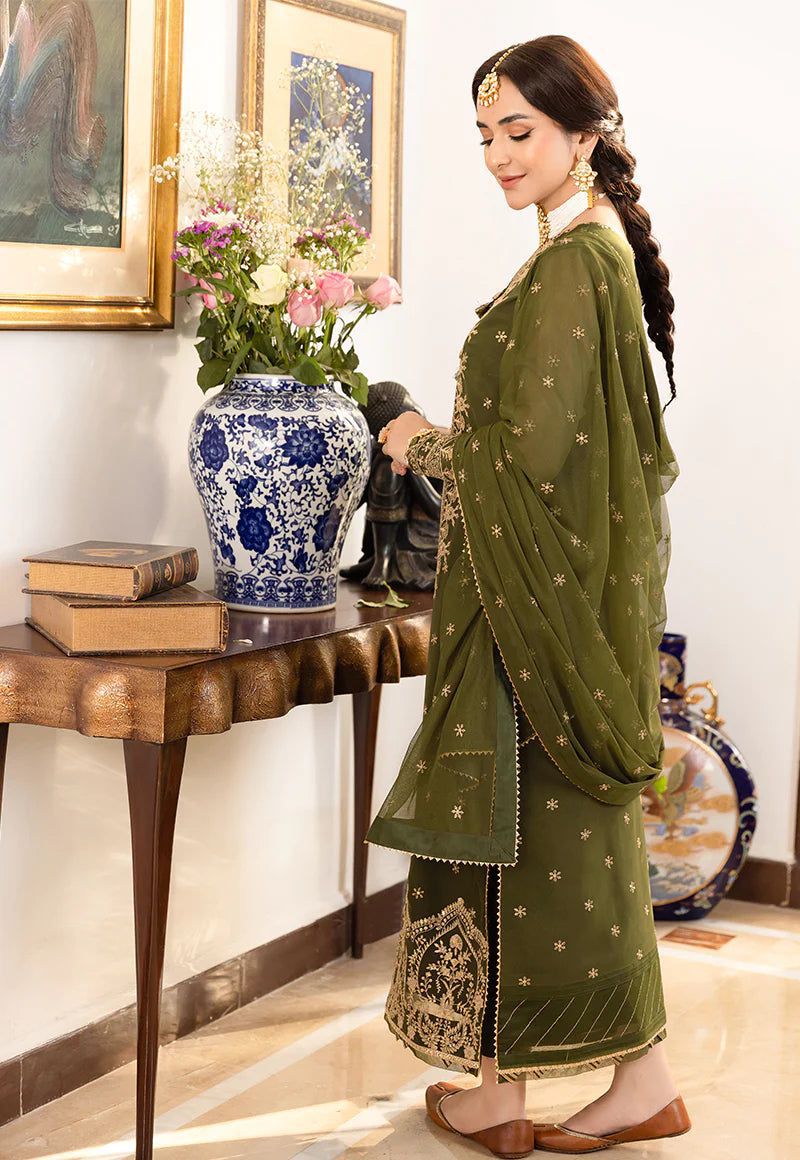 ASIM JOFA CHIFFON 3-PS SUIT