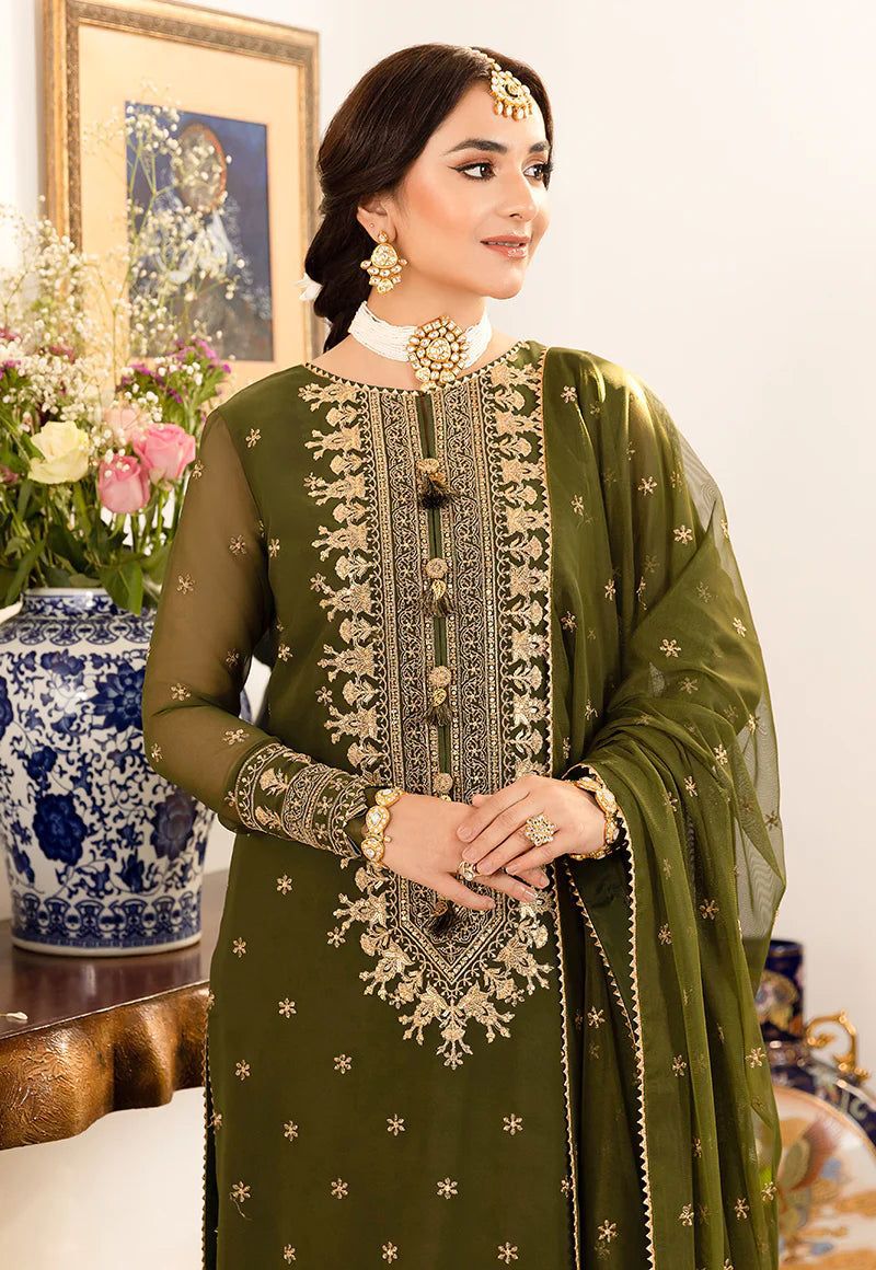 ASIM JOFA CHIFFON 3-PS SUIT
