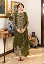 ASIM JOFA CHIFFON 3-PS SUIT
