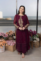 AZURE CHIFFON 3-PC SUIT