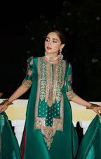 HUSSAIN REHAR RAW SILK BERYL