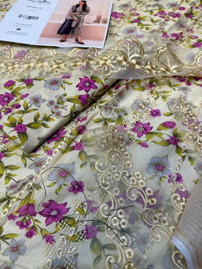 LAWN PRINTED 3PC BAROQUE