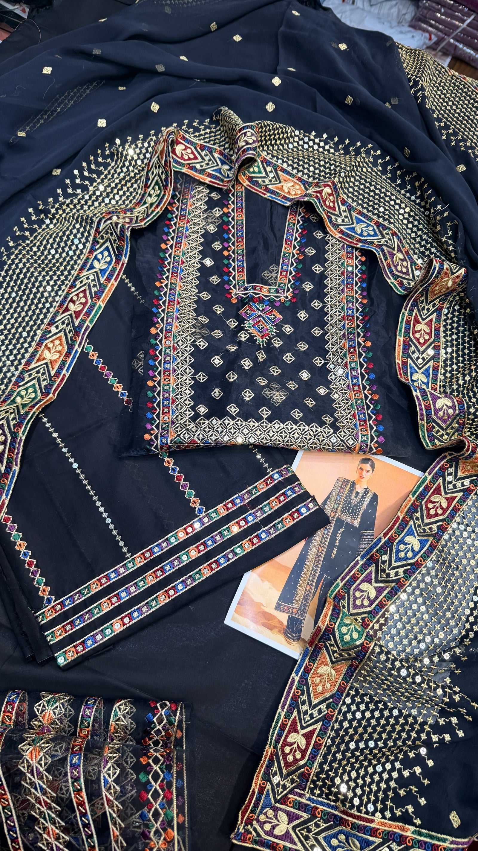 JAZMIN LAWN D-5 BLACK