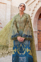 MARIA B 3 PIECE UNSTITCHED EMBROIDERED LAWN SUIT | D-2501-A