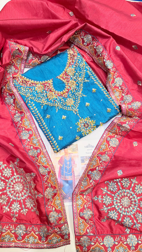 MARIA.B RAW SILK NOOR JAHAN