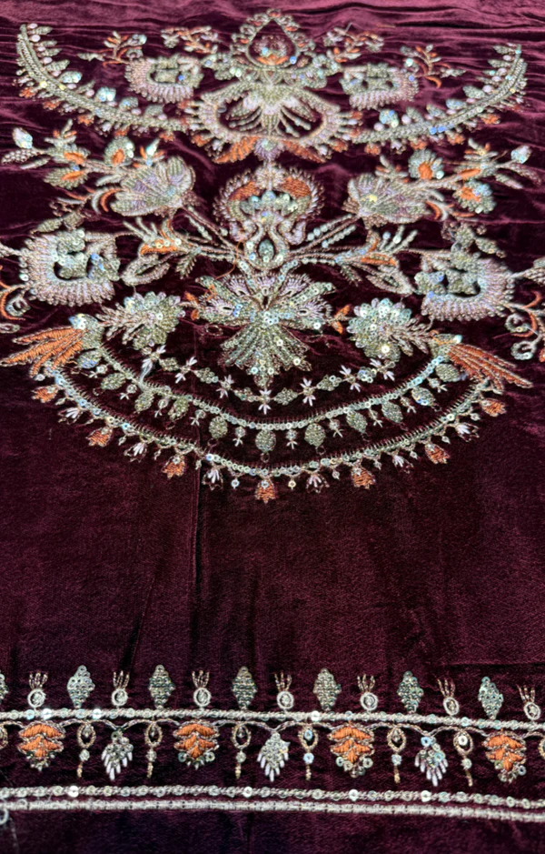 BATIK VELVET 03 MEROON