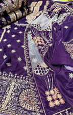 MARIA.B VELVET 01 PURPLE