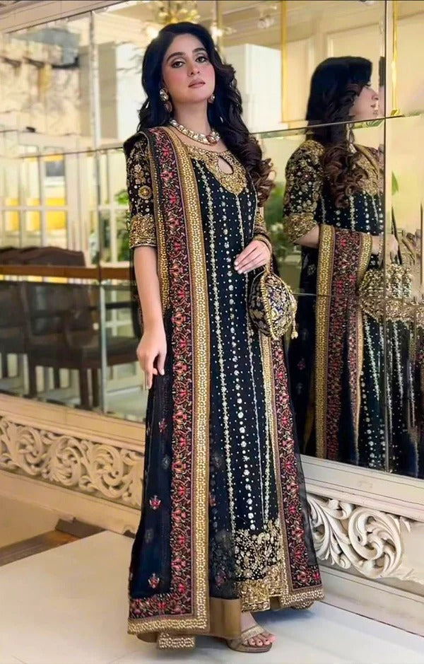 HARIS SHAKEEL SHISHA SILK 2PC