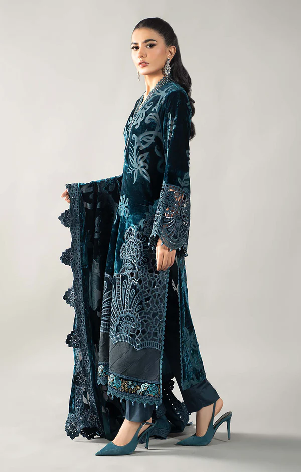 VELVET PALACHI 3PC MB ZINK BLUE