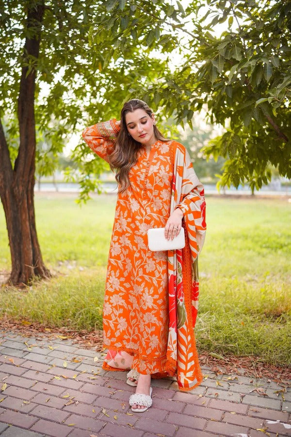 ANEELAS SILK ORANGE