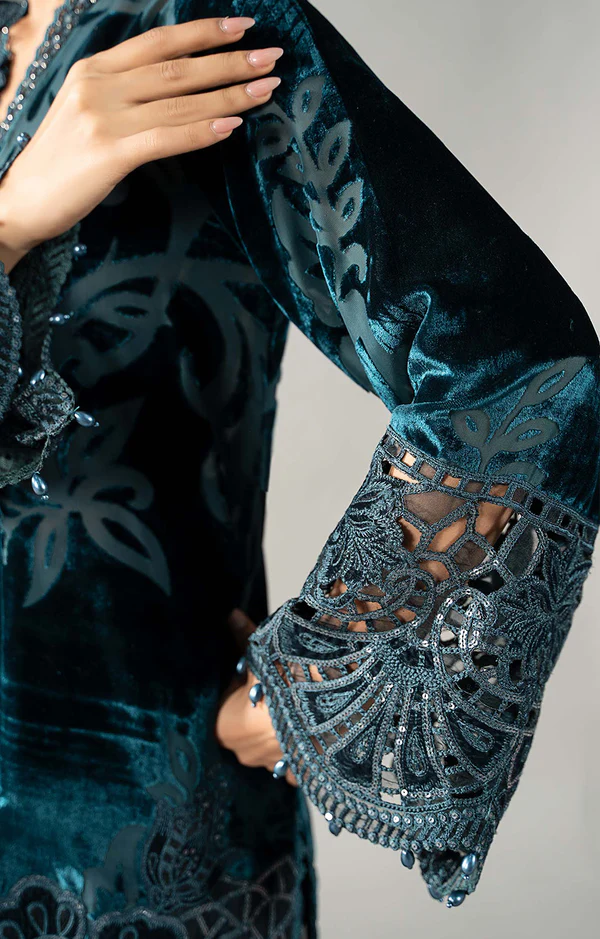 VELVET PALACHI 3PC MB ZINK BLUE