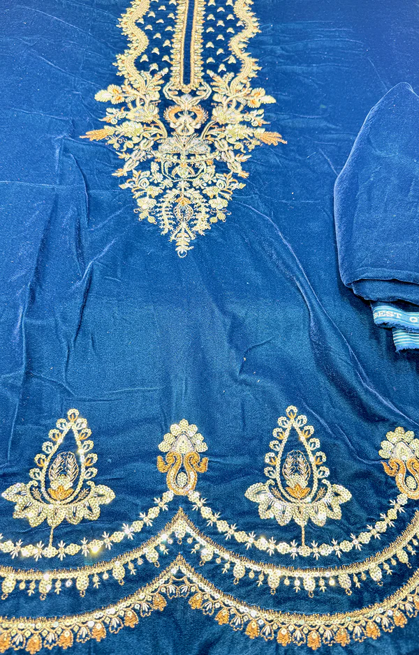 BATIK VELVET 03 NAVY