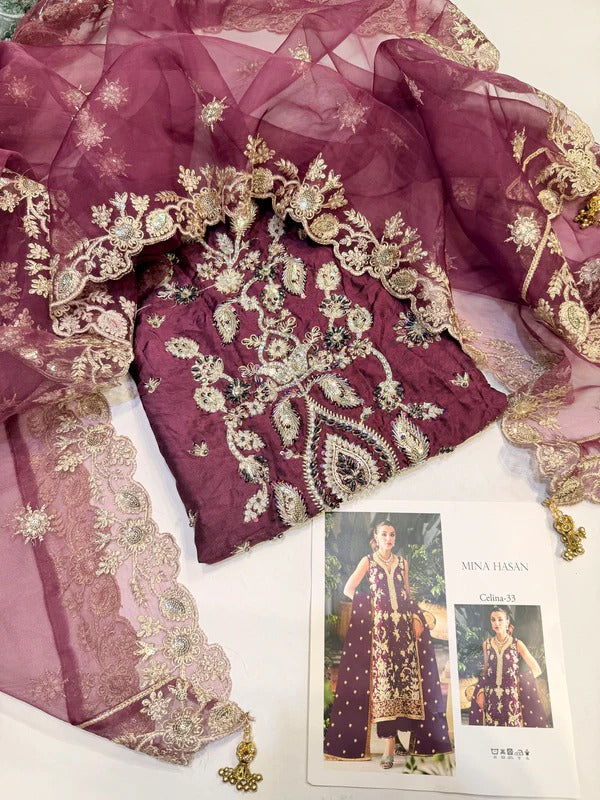 MINA HASSAN TESSEL SILK CELINA