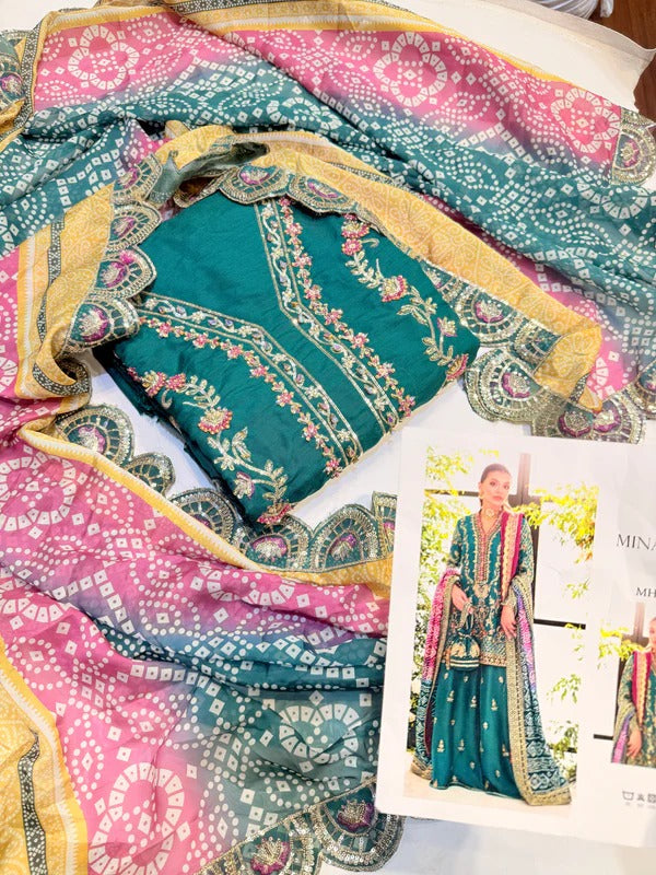 MINA HASSAN RAW SILK MHC