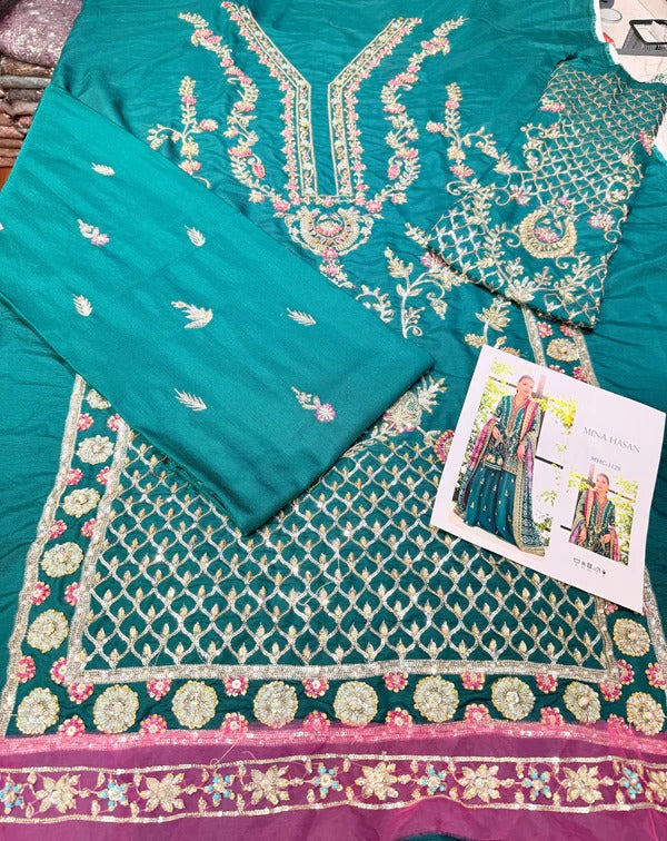 MINA HASSAN RAW SILK MHC