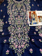 ZEVK RAW SILK RUHAANI