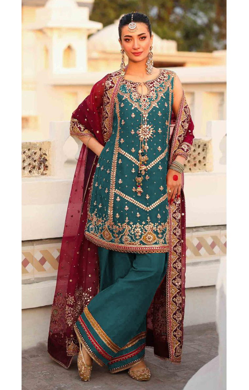 MARIA.B RAW SILK NOOR JAHAN