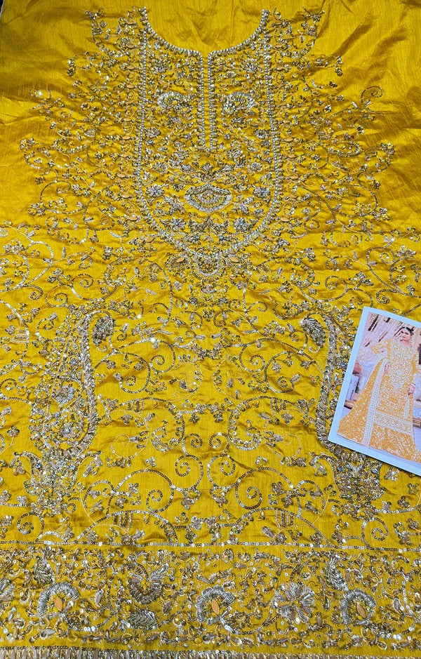 AIK RAW SILK MUSTARD