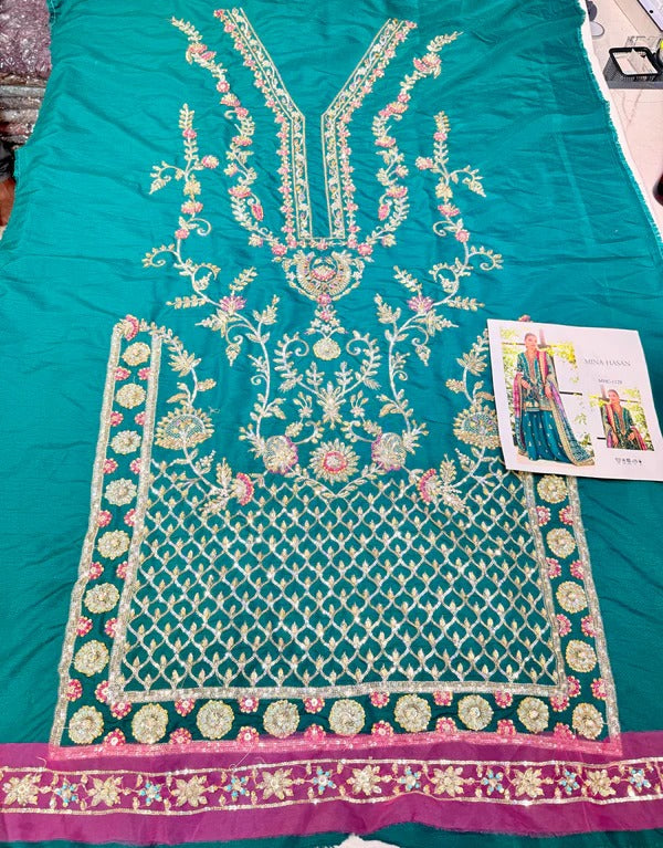 MINA HASSAN RAW SILK MHC