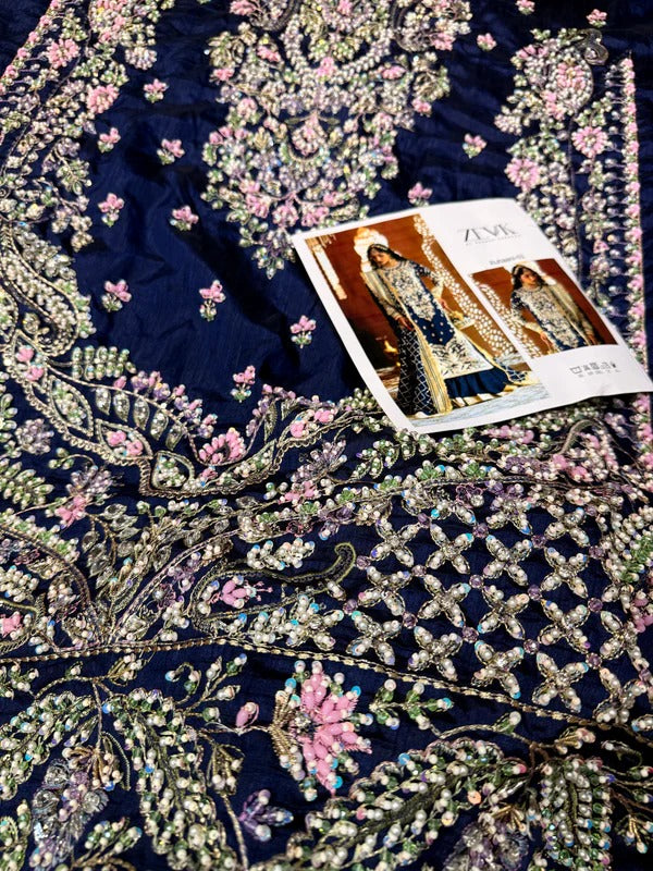ZEVK RAW SILK RUHAANI