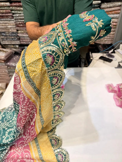 MINA HASSAN RAW SILK MHC