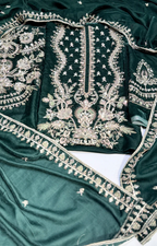 BATIK VELVET 03 GREEN