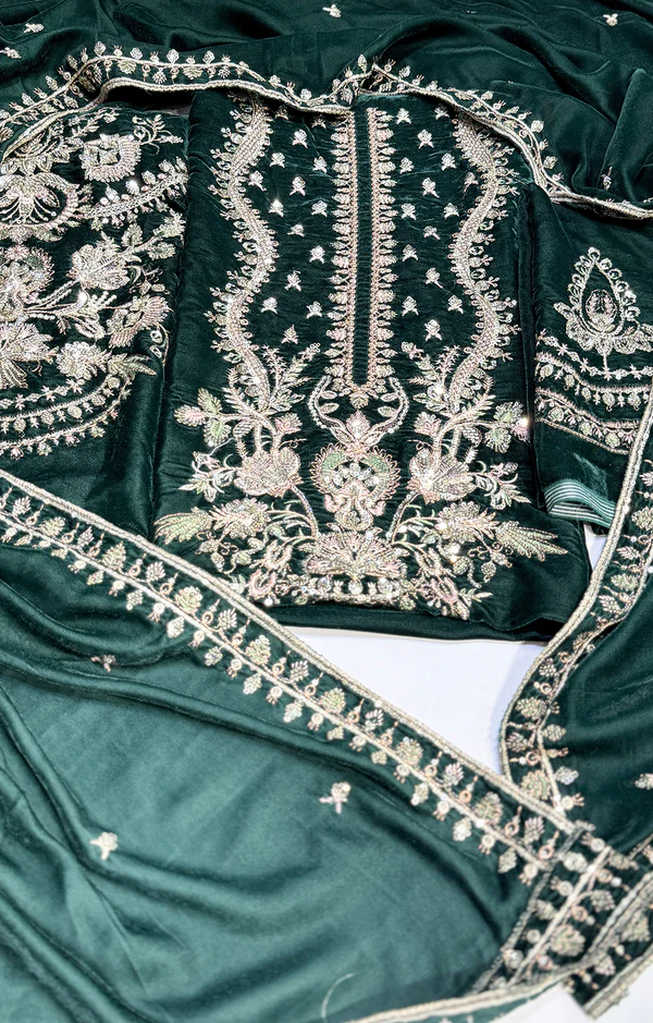 BATIK VELVET 03 GREEN