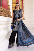 MARIA.B MPRINTS EMBROIDERED UNSTITCHED 3PC SUIT MPT-2806-B